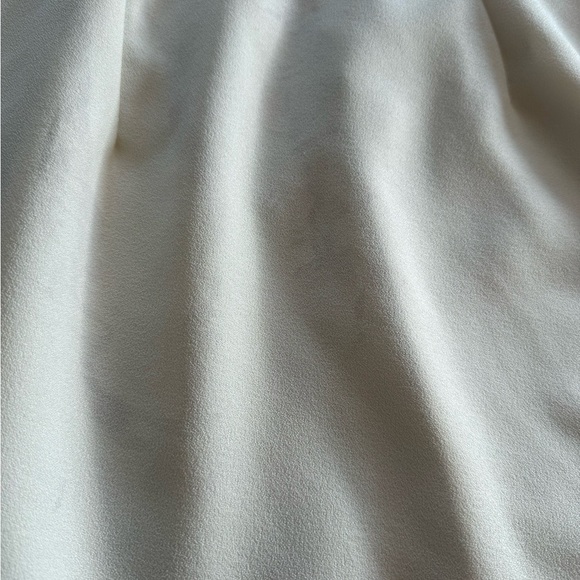 Vintage White Sleeveless Dress Jason Cody USA Size 10P 80s Fashion Waist Detail - Picture 5 of 5